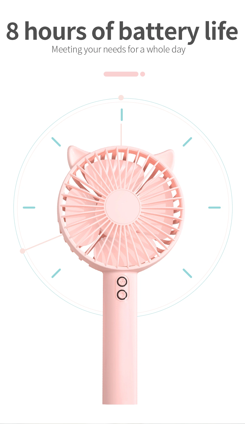Summer Promotional Gift Amazon Hot Sale Drop Shipping Chargeable Fan Hand USB Desktop Fans Mini Small with Atmosphere Lamp Gifts