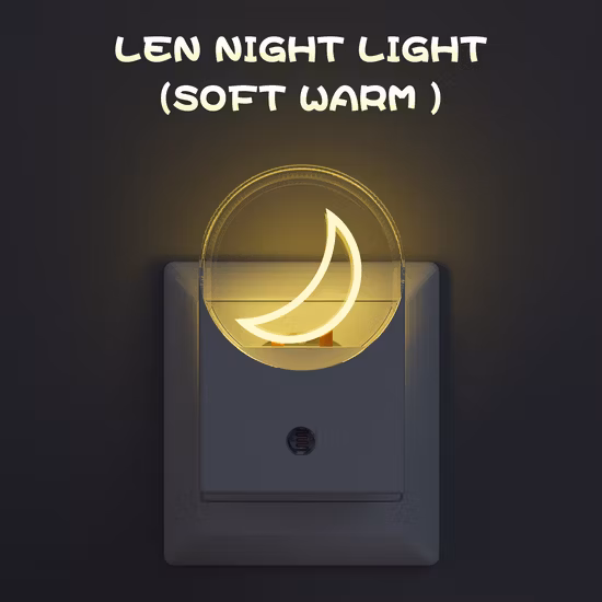 Night Light Plug in Walls Motion Sensor Light (ON/AUTO/Off) , Steplessly Dimmable RGB LED Night Light