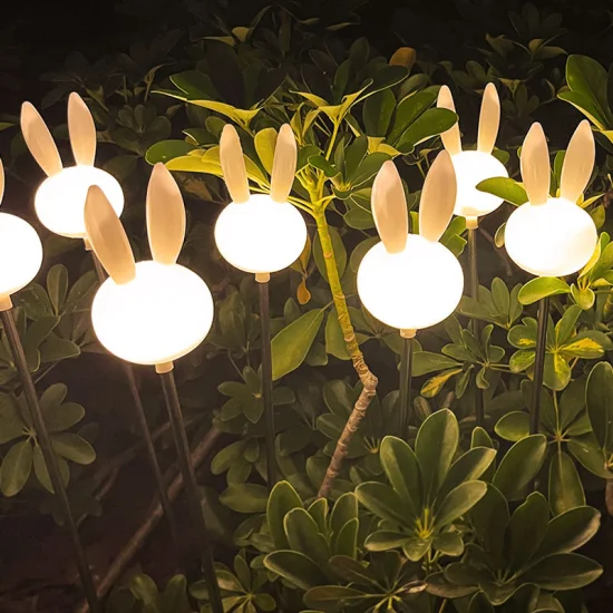 Rabbit Lawn Lamp Outdoor Waterproof Landscape Cute Modeling Lamp Garden Decoration