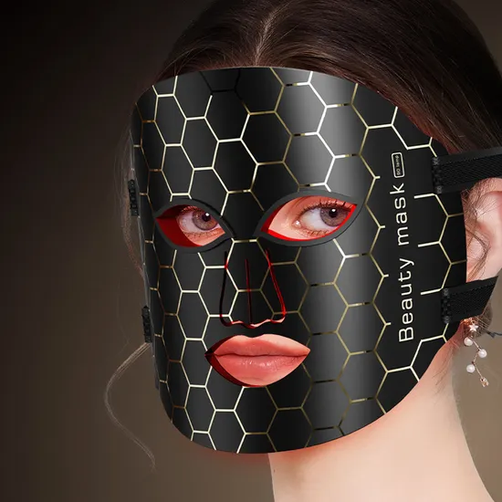 Professional LED Facial Mask Silicone Facial Mask 7 Colors Christmas Gift