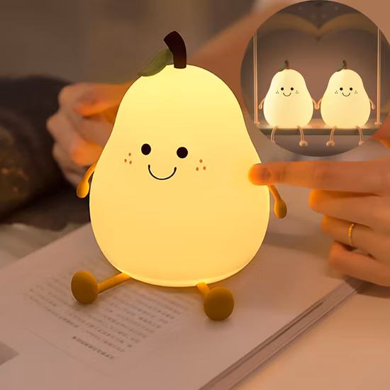 Cute Cartoon LED Night Light for Kids Bedroom Room Nursery Lamp