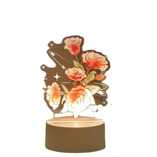 Wholesale Creative Premium Tulip Bedside Ambiance Small Table Lamp Gift