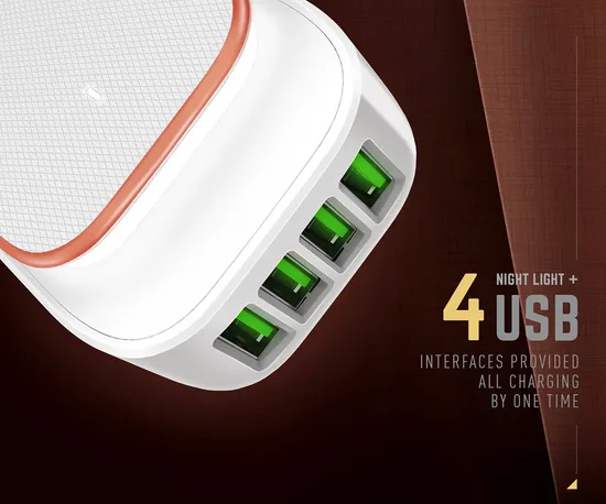 LED Night Light EU Us UK Plug in Wall Lamp