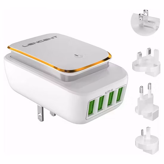 LED Night Light EU Us UK Plug in Wall Lamp
