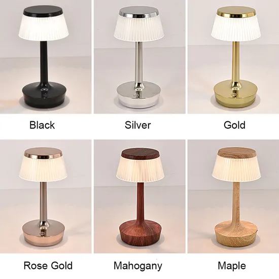 Wireless Touch Sensor Night Light USB Charging LED Dimmable Table Lamp