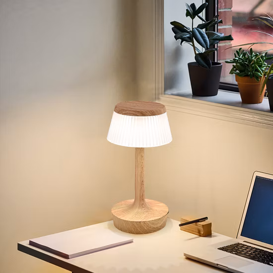 Wireless Touch Sensor Night Light USB Charging LED Dimmable Table Lamp