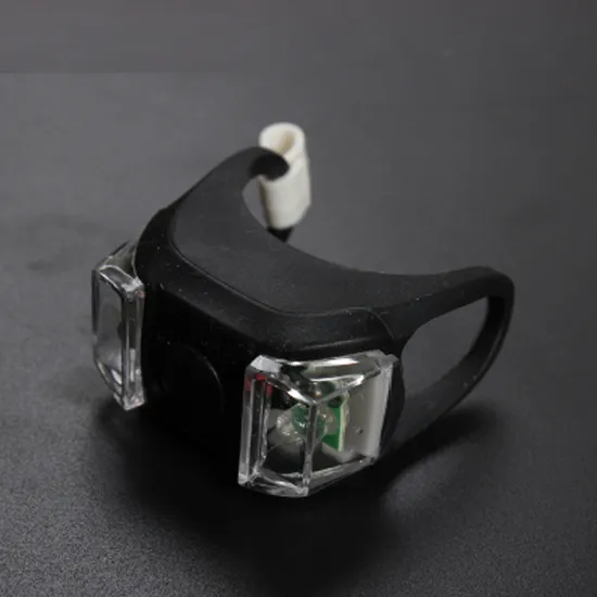 Frog Shape Hot Sell Amazon Retail Bike Lights Parts Accessory Silicone Frog Bicycle Light 