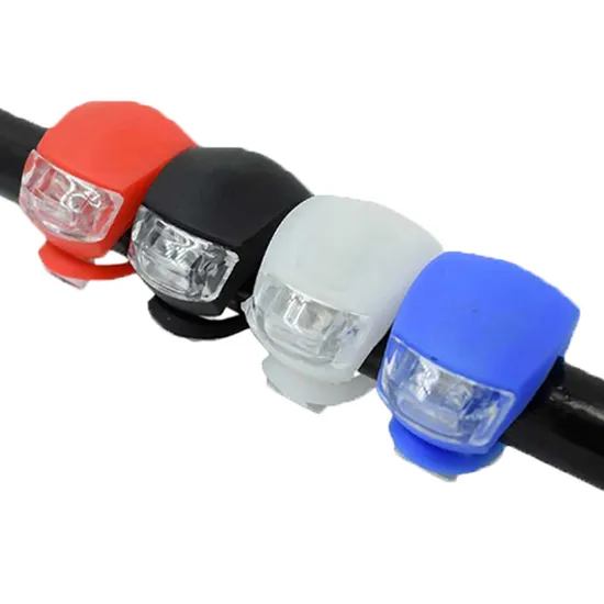 Frog Shape Silicone Material Light up Front Rear Bike Light Bicycle Light 