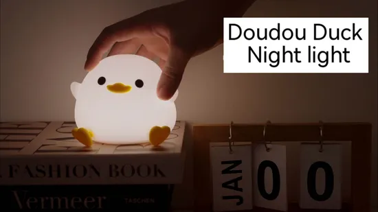 New Duck Bedside Light Bedroom Recharge Sleep Timed Creative Silicone Table Lamp 