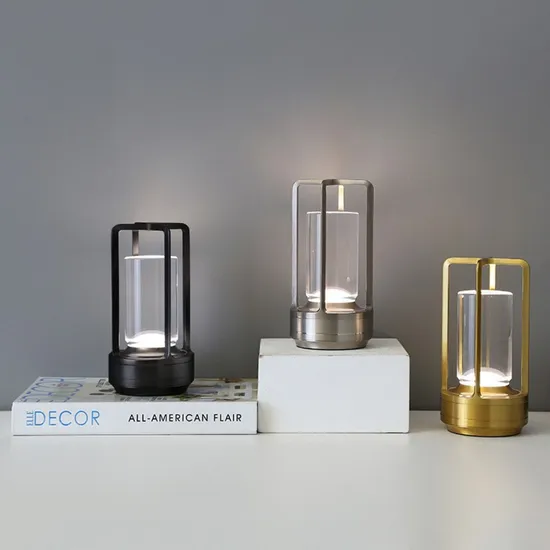 Factory Direct Price LED Rechargeable Decorative Table Lamp for Bar KTV Restaurant 