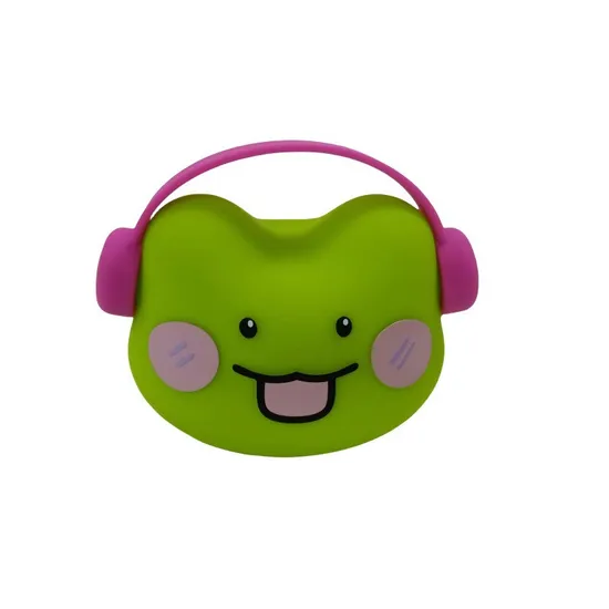 China Manufacturer Sensor Nursery LED Custom Silicone Frog Plug Night Light 