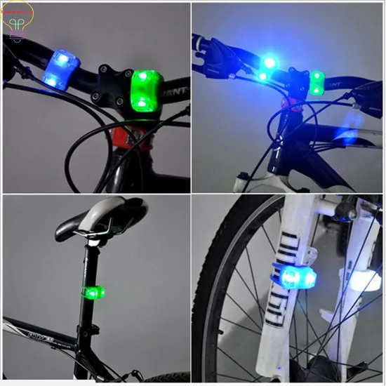 Bicycle LED Frog Head Front Lamp Warning Rear Flash Light 