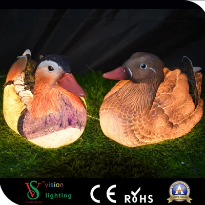 Holiday Decorative Outdoor Park Garden Decor Lighting Mandarin Duck Lights