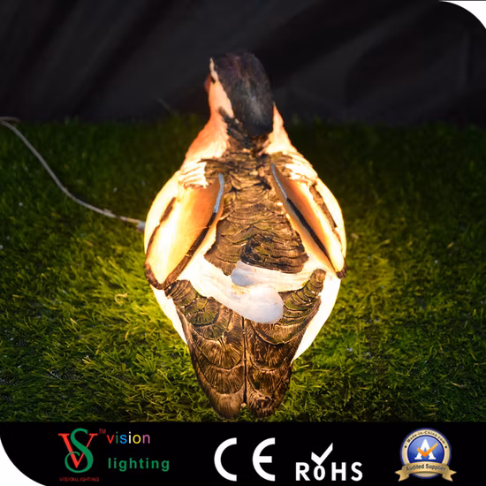 Holiday Decorative Outdoor Park Garden Decor Lighting Mandarin Duck Lights
