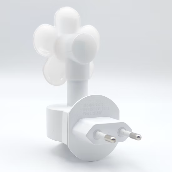 Water Drop Sensor Plug in Night Light ABS Material 110V 220V 1W LED Lamp Night Light for Bedroom