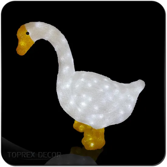 Spring Decor Easter Home Decoration Acrylic Duck Lights 
