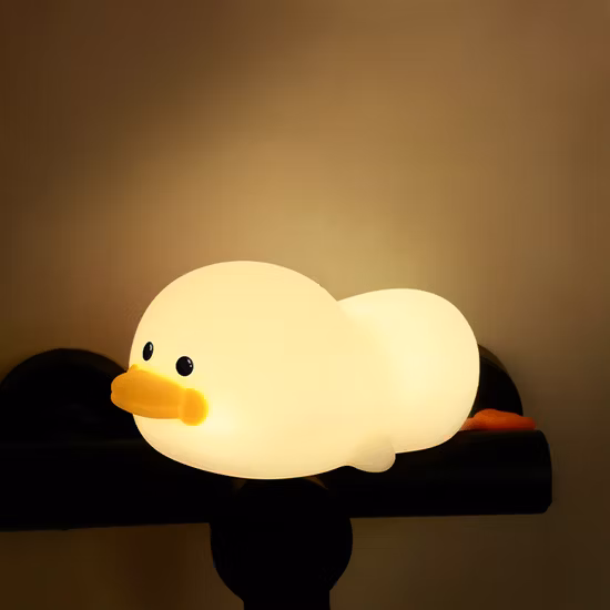 Cute Duck Night Light with Food