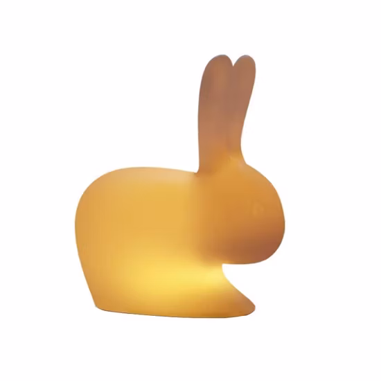 LED Decorative Serial Lights RGB Plastic Bedside Lamp with Charging Station Animal Rabbit Lights